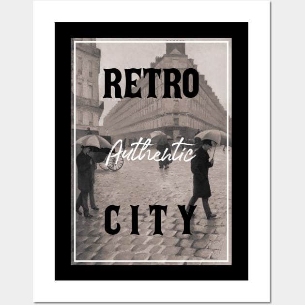 Authentic retro city Wall Art by PallKris